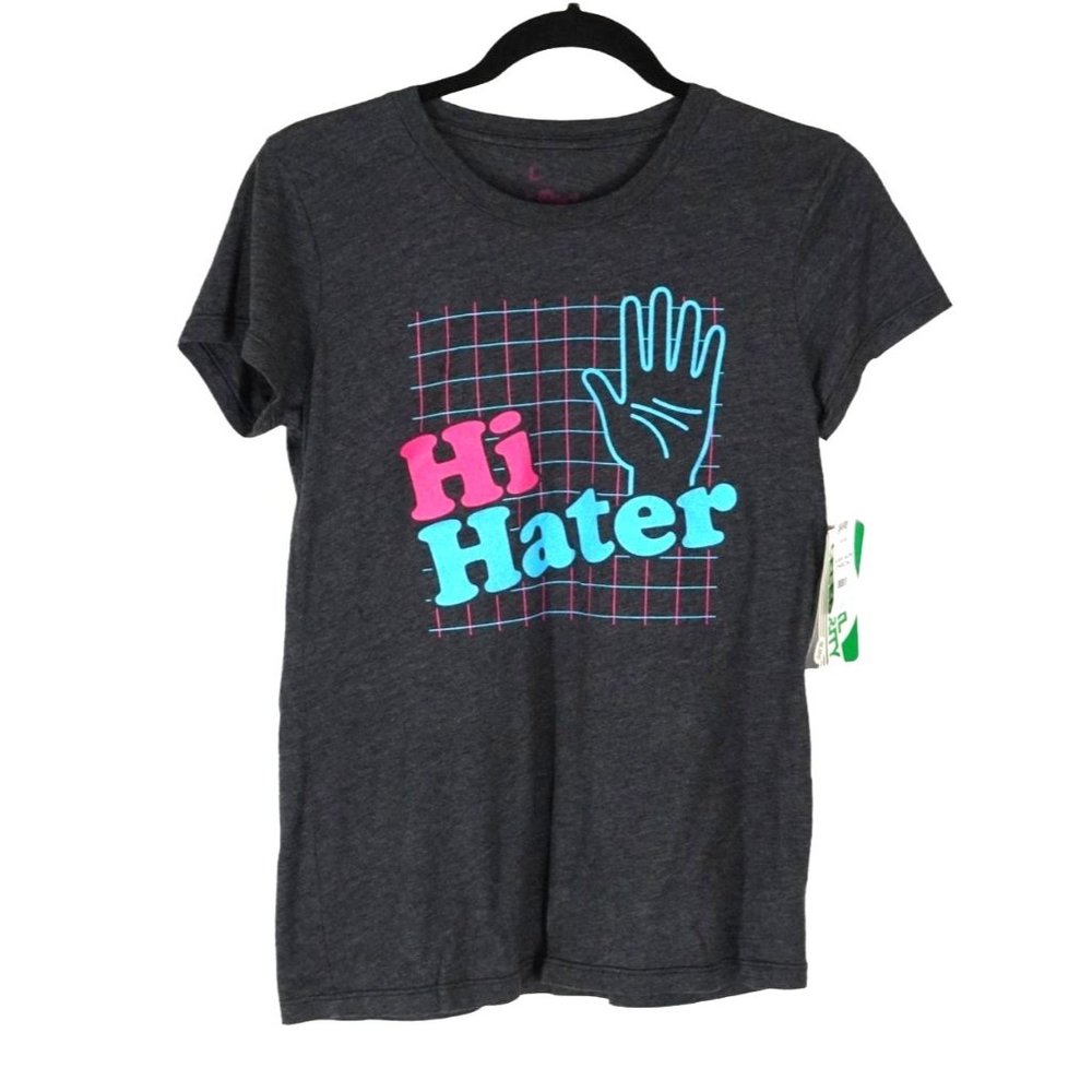 Local Celebrity Hater Tee Shirt Size L Hi/Bye from Journeys T-Shirt‎